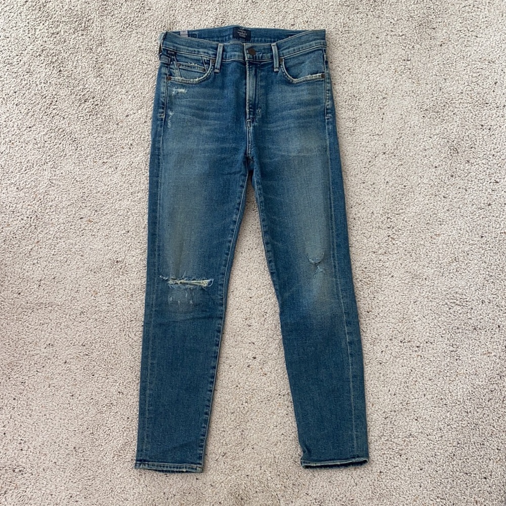 Citizens of Humanity Rocket Crop Distressed Jeans